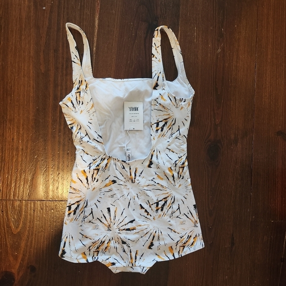 New! Andie Swim X Demi Moore The Marseilles One Piece White Fireworks Si… - Picture 3 of 5